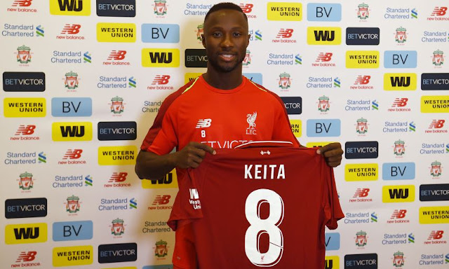 Liverpool officially announce the signing of Naby Keita