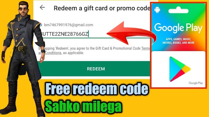 Google Play Redeem Code Free 2022 For Today (Rs 100, 200, 500,1000) Gift Card May