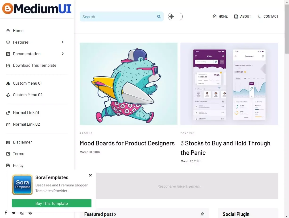 medium-ui-blogger-template-by-soratemplates