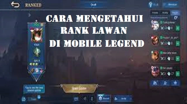 Cara Mengetahui Rank Lawan di Mobile Legend