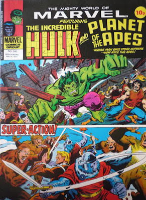 Mighty World of Marvel #240, Hulk and Planet of the Apes