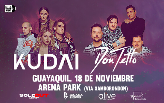 Concierto de KUDAI + DON TETTO en Ecuador | Arena Park ( Vía Samborondón )