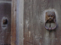 A doorway in Todi