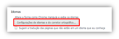 Editando o Idioma Padrão do Google Chrome