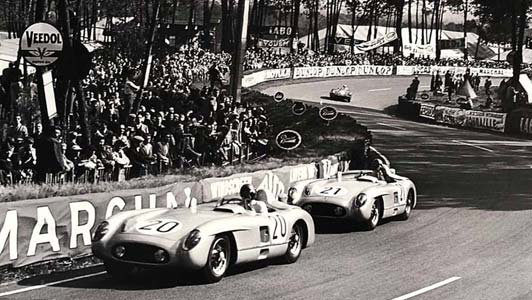 24 Hours of Le Mans 1955 large photograph, available in the collection of l'art et l'automobile