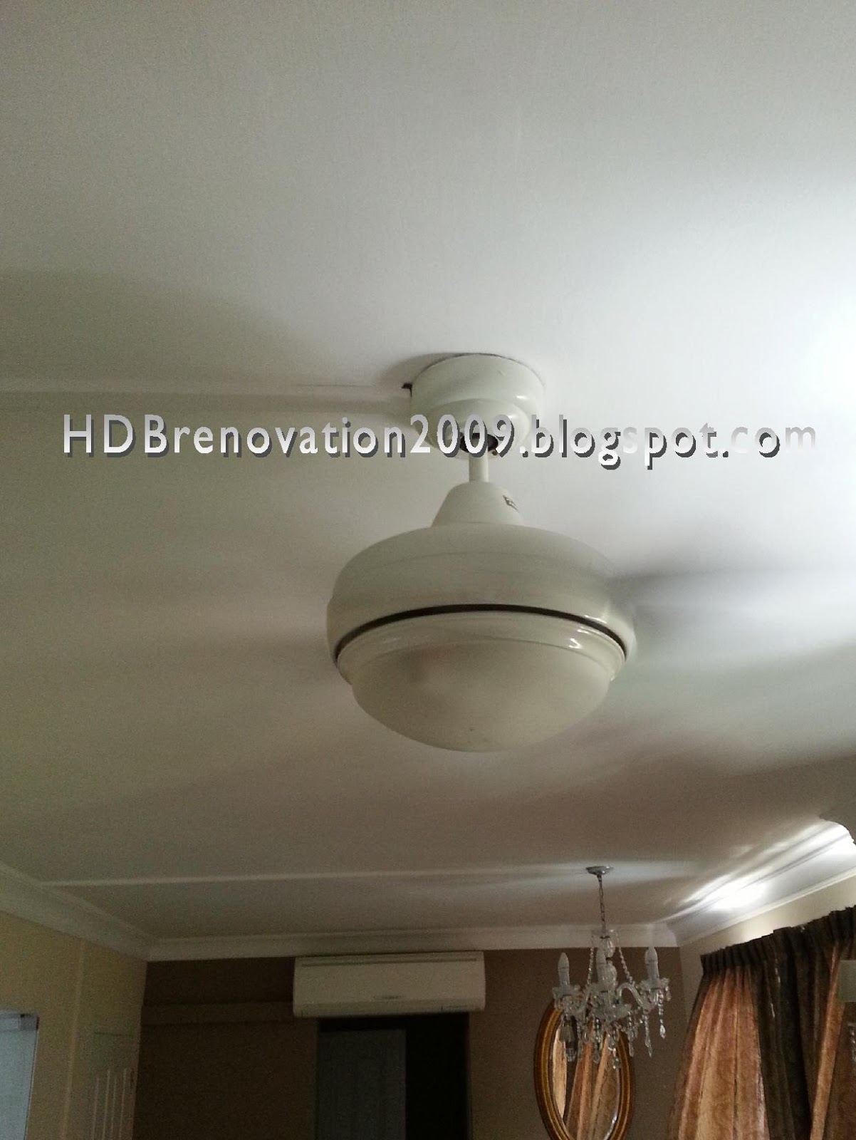 Our HDB Flat Renovation in 2009: How to choose a ceiling fan