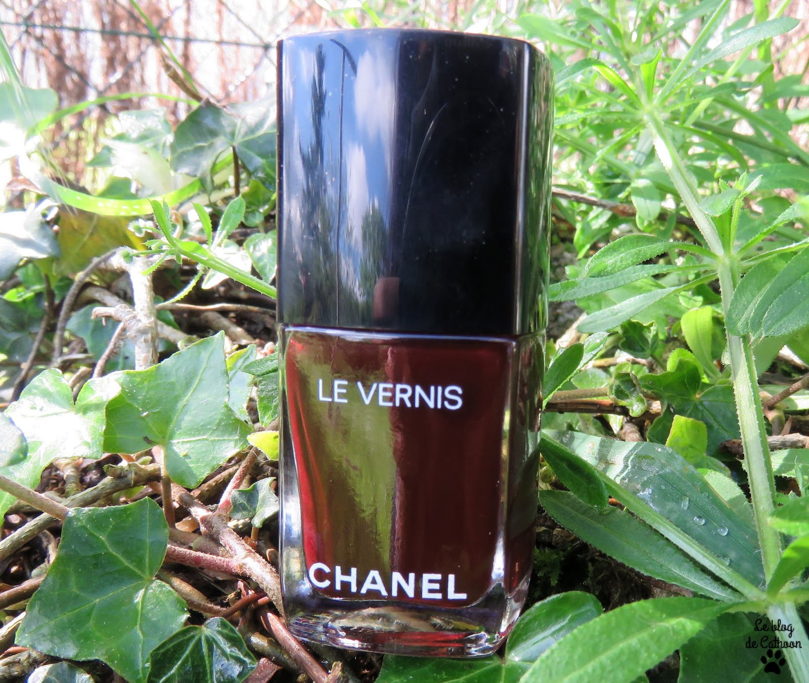 Rouge noir vernis Chanel