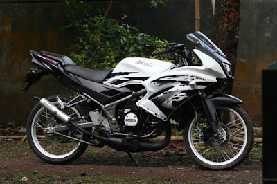 Modif Sederhana untuk Motor ninja 150 RR 2009 Inspirasi 