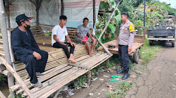 Polsek Krangkeng Lakukan Cek Kesiapan Satkamling Wiralodra Presisi di Desa Tegalmulya