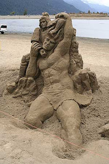 New Russian Sand Art Sculpture photo wallpaper 2012