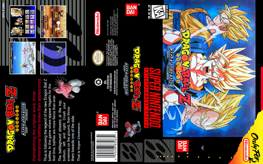 Gamer Labels: Dragon Ball Z - Hyper Dimension