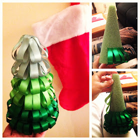 http://postgradcrafting.blogspot.com/2013/12/ombre-ribbon-christmas-tree-craft.html