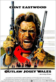 poster de El fuera de la ley. Clint Eastwood