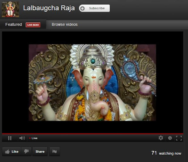 Lalbaugcha Raja Live Darshan