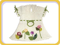 Çiçek motifli yazlık desenli bebek elbise modeli