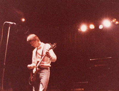 Paul Weller at soundcheck, Edinburgh 1979
