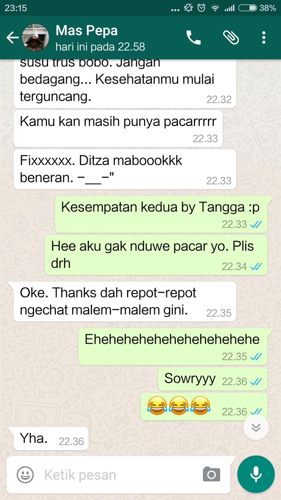 PRANK TEXT PERDANA GUE THE LAZY CAT DIARY