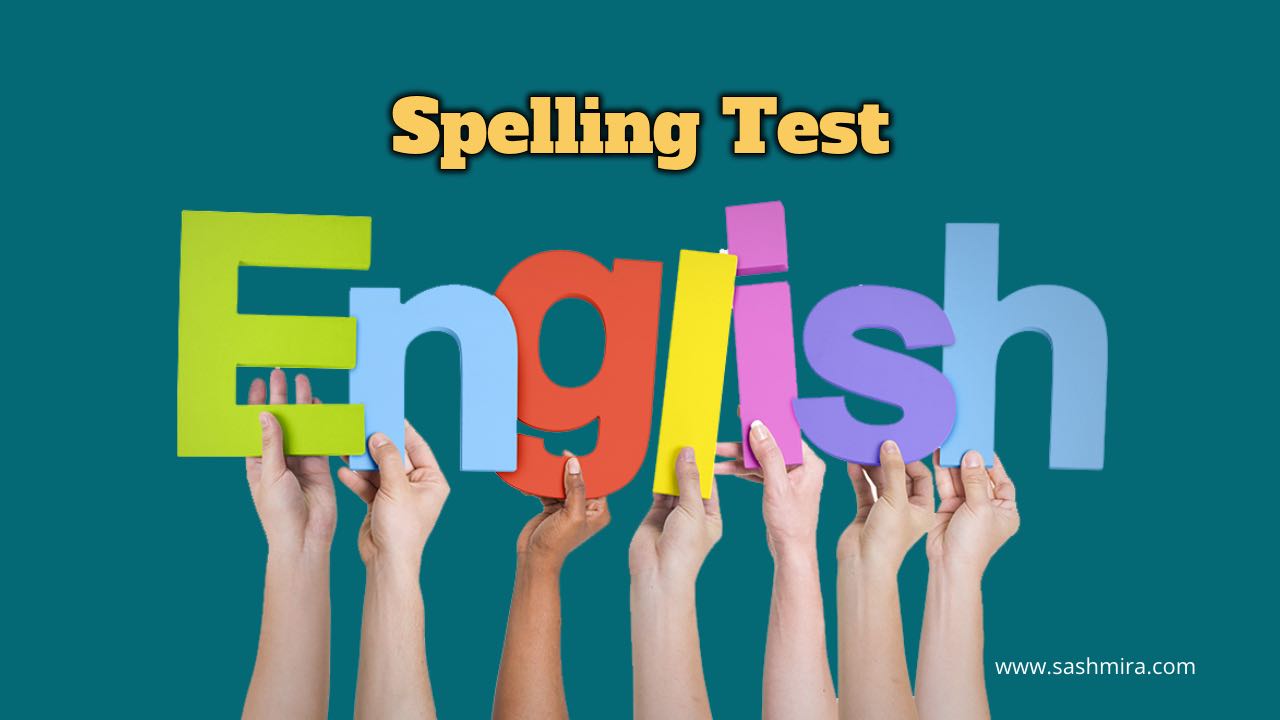 psc english spelling test