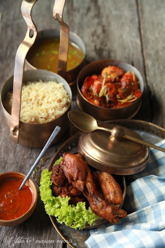 NASI KOMOK / KHAO MOK GAI - masam manis