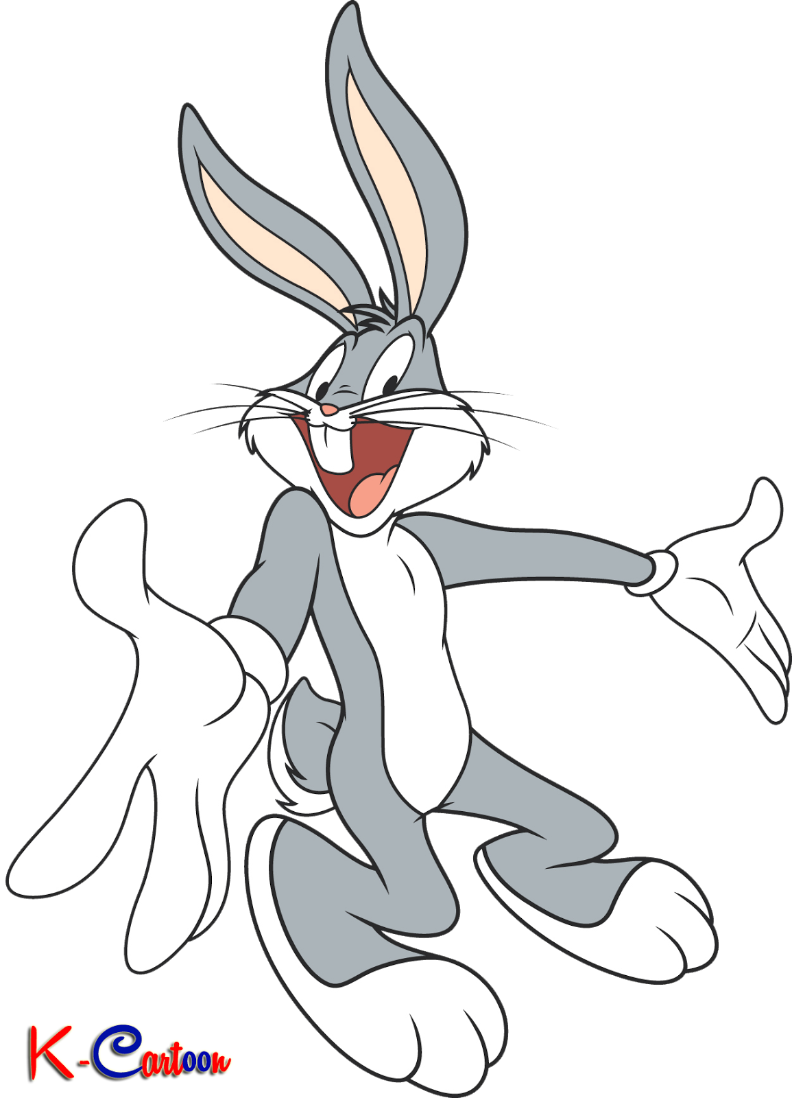 Gambar Gerak Dan Vektor Bugs Bunny Terbaru Lucu Sangat K Kartun