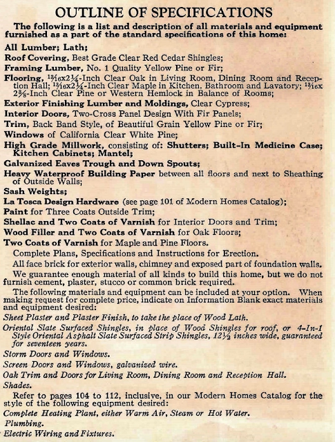 1929 catalog listing Sears Elmhurst specs listing