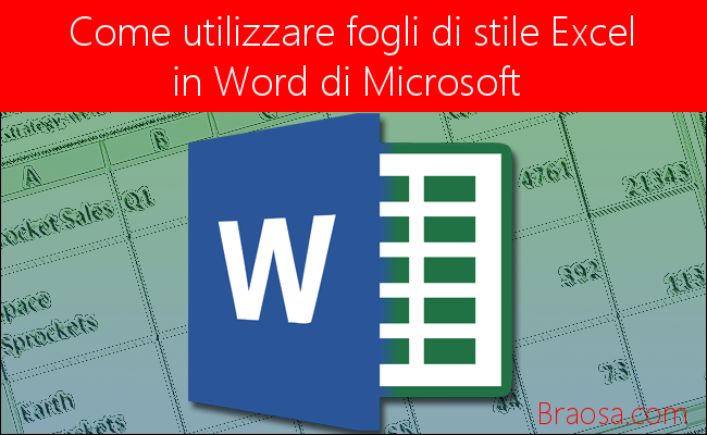 Come utilizzare i fogli di stile Excel in Word