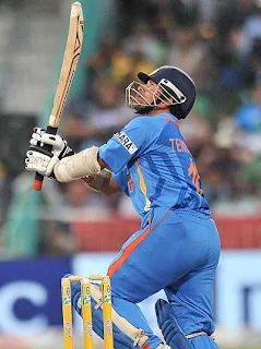 Sachin loosing wicket