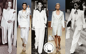 Ermanno Scervino SS 2014 - White suit like Bianca Jagger Ermanno Scervino SS 2014 - White suit like Bianca Jagger