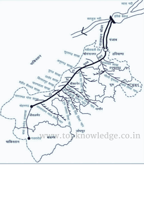 Indra gadhi nahar map in hindi