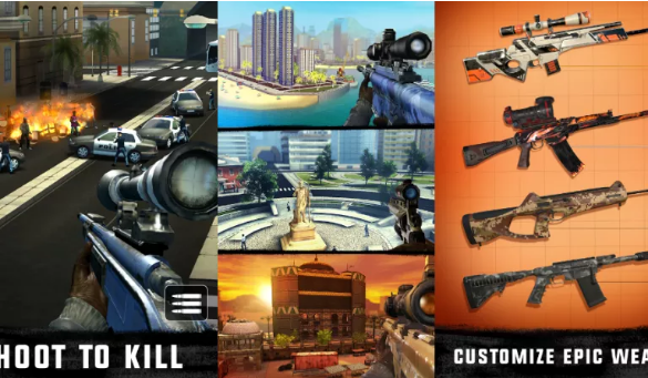 Sniper 3D Assassin Mod v1.14.4 Apk + Data (Mega Mod)