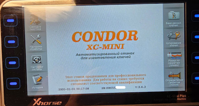 Xhorse Old Condor XC-Mini No M5 Clamp Option 1