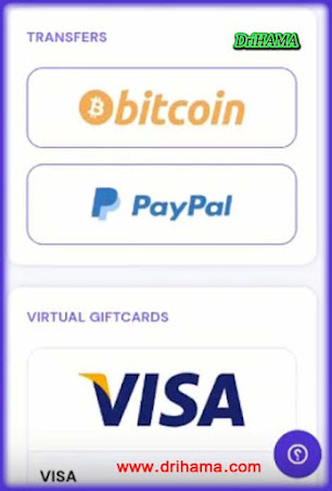 السحب من خلال البيتكوين Bitcoin السحب من خلال الباي بال Paypal السحب من خلال فيزا كارد VISA