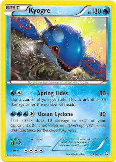 Kyogre Primal Clash Pokemon Card