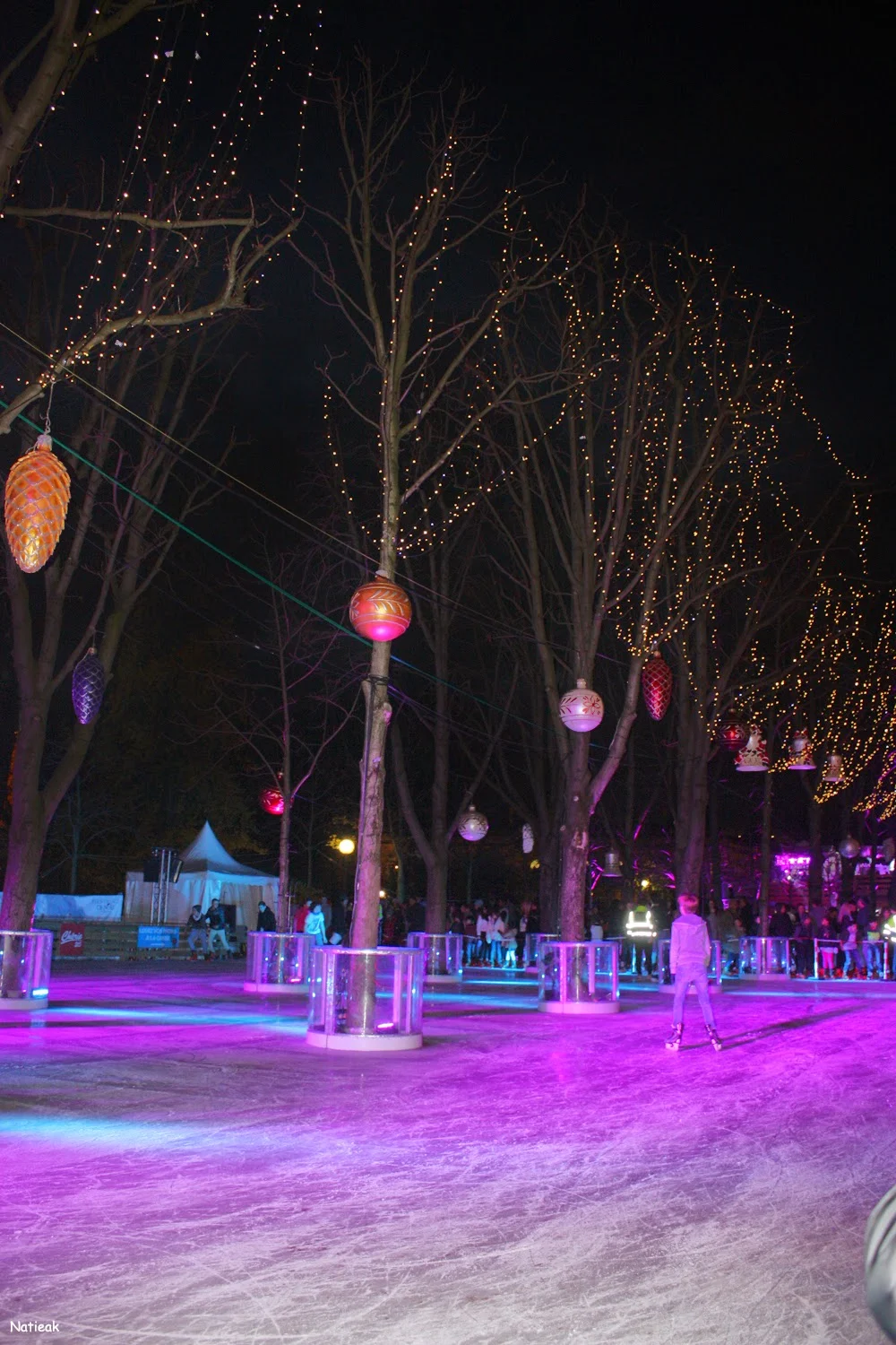 Patinoire Marché de Noël des Champs-Elysées