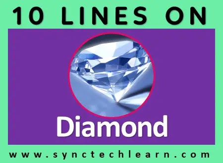 10 lines about Diamond in English