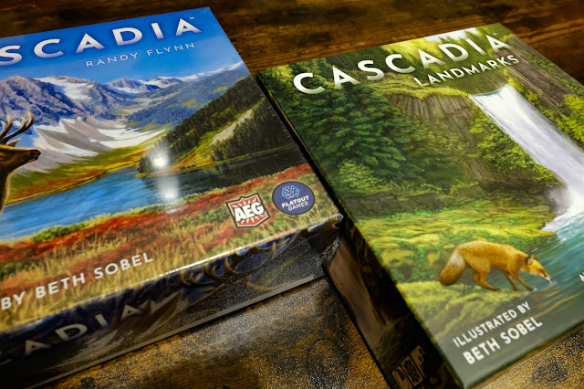 cascadia landmarks expansion 卡斯卡迪亞之旅 地標擴充 桌遊 實盒照