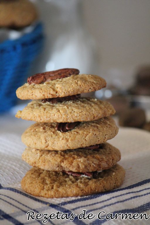 Cookies con nueces pecanas