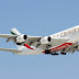 Emirates A380 Approaching At Toronto Airport