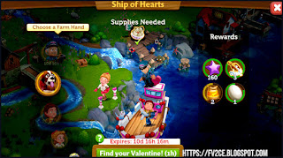 FarmVille 2 Country Escape, Farmhands boarding a cruise ship