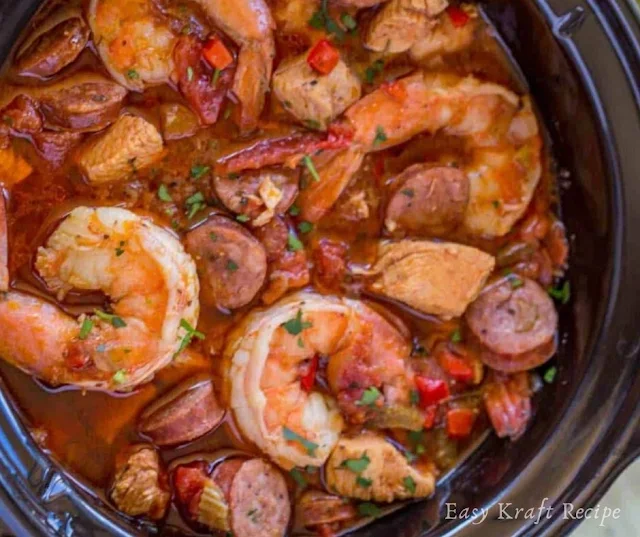 SLOW COOKER JAMBALAYA RECIPE