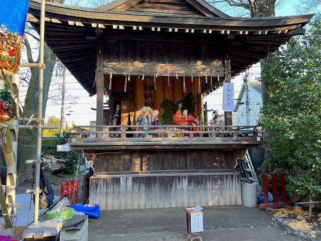 久伊豆神社おかめ市　奉納里神楽（令和3年12月15日）