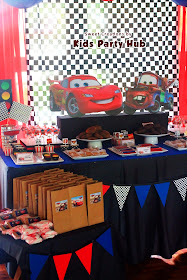 Cars Lightning McQueen and Mater Party Decoration Ideas