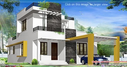 1500 sq.feet beautiful modern contemporary house - Kerala home design