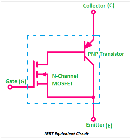 IGBT equivalent Circuit, equivalent circuit of IGBT