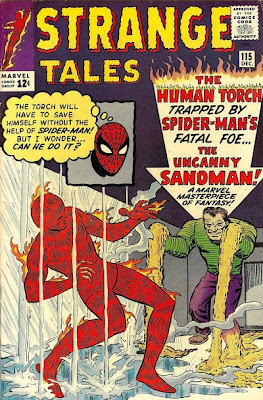 Strange Tales #115, the Human Torch v the Sandman