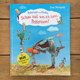 "Schau mal, was ich kann, Pettersson!" von Sven Nordqvist, erschienen im Oetinger Verlag, Rezension zum neuen Bilderbuch von Petterson und Findus