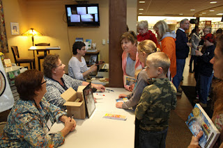 Book_signing_Miracles_on_Maple_Hill