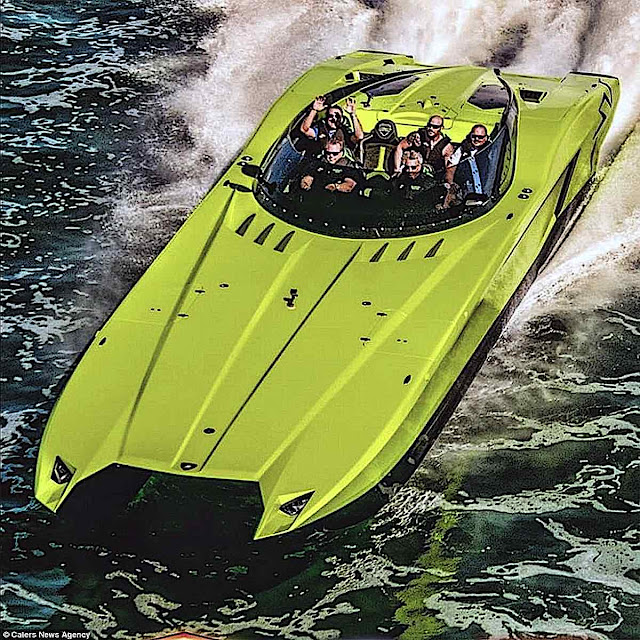 a 2016 Lamborghini catamaran