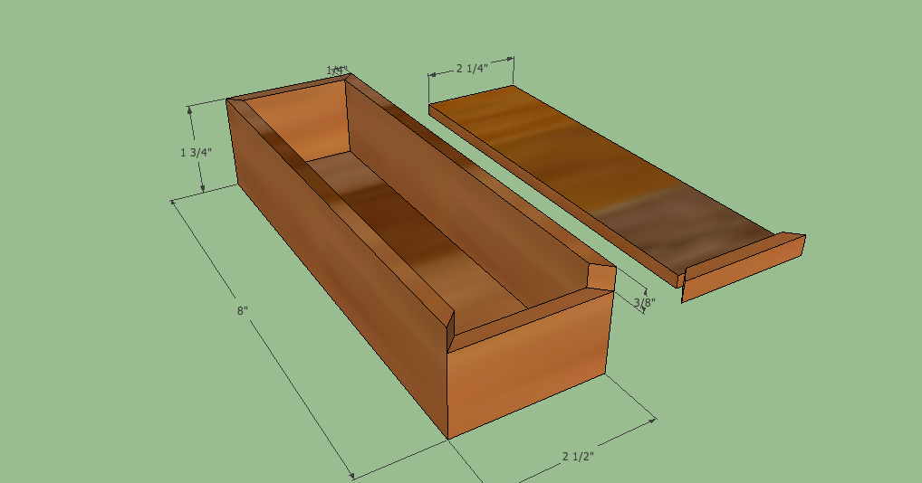 Will's Wood Blog: Wooden Pencil Box