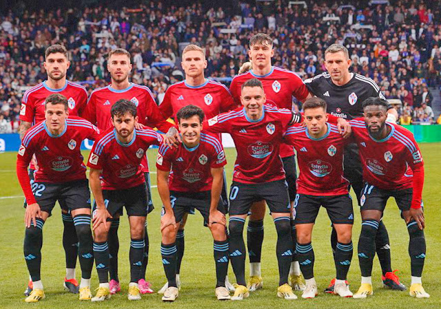 📸REAL CLUB CELTA DE VIGO 📆10 marzo 2024 ⬆️Unai Núñez, Óscar Mingueza, Carl Starfelt, Jørgen Strand Larsen, Vicente Guaita. ⬇️Javi Manquillo, Luca De la Torre, Manu Sánchez, Iago Aspas, Fran Beltrán, Jonathan Bamba. REAL MADRID C. F. 4 🆚 REAL CLUB CELTA DE VIGO 0 Domingo 10/03/2024, 18:30 horas. Campeonato de Liga de 1ª División, jornada 28. Madrid, estadio Santiago Bernabéu: 73.644 espectadores. GOLES: ⚽1-0: 21’, Vinícius Júnior. ⚽2-0: 79’, Vicente Guaita, en propia puerta. ⚽3-0: 88’, Carlos Domínguez, en propia puerta. ⚽4-0: 90+4’, Arda Güler.